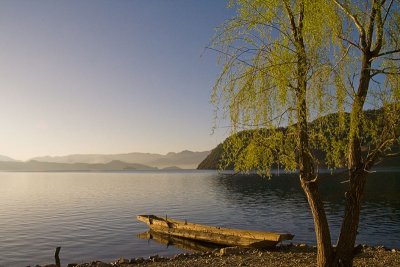 Lugu Lake in Early Morning