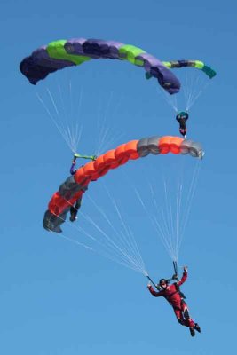 The Skydivers at the Ballunar Festival 2009