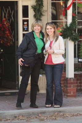 Laura and Ginny shopping in Roswell