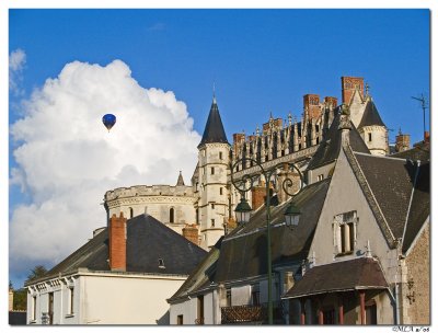 Ballon boven kasteel