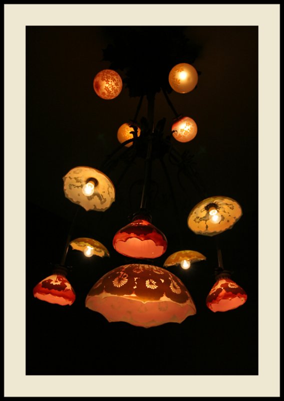 Aux arts décoLustre à douze lumières