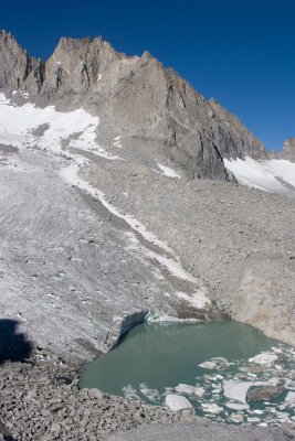 The rapidly disappearing Palisade Glacier