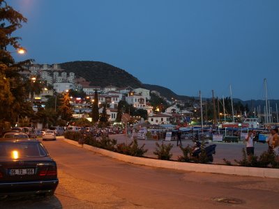 Kas at dusk