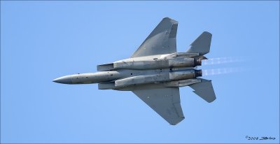 F-15 Full Afterburners  Bottom View