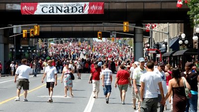 Walking To Parliament Hill