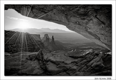 Sunburst, Mesa Arch