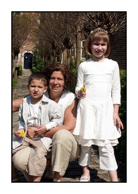 First communion Jolien, May 2004