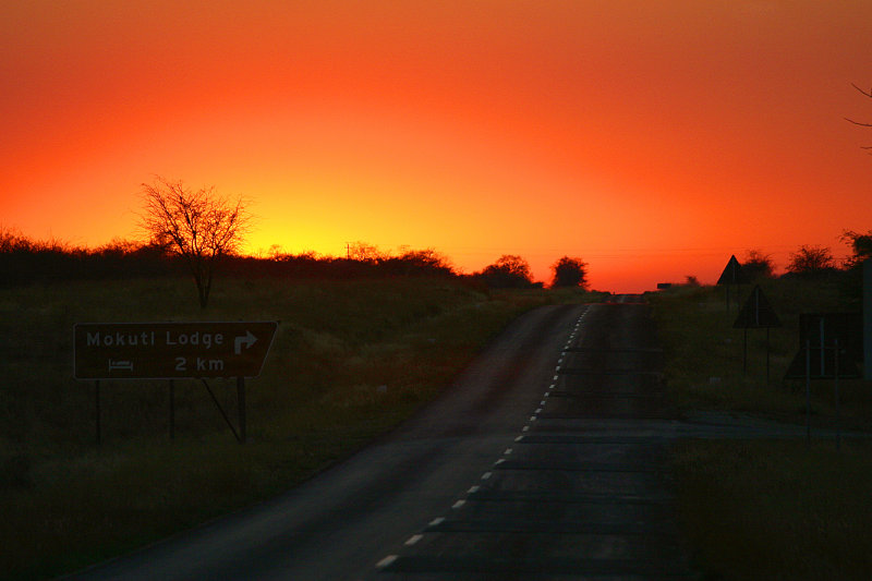 Sunrise Namutoni
