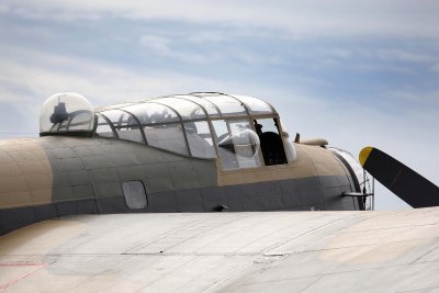 Cockpit of lancaster