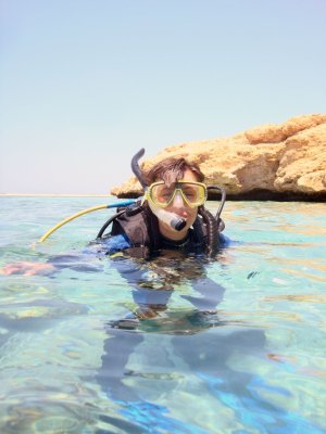 abans de la inmersió a Yolanda Reef, quin cansament!
