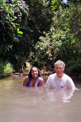 At rest in the swimming hole