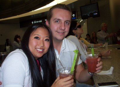 Emily and I at the Miami Airport
