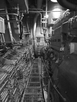 Engine Room, Battleship North Carolina