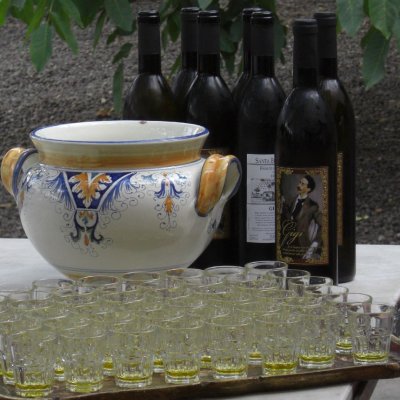 Olivenl und Weinprobe auf dem Land
