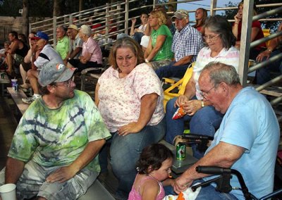 Gary (from left), Cindy, Regina, Aunt Ruthie, Uncle Bob