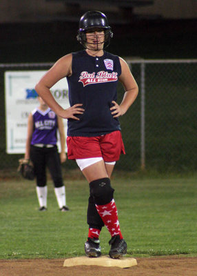 Safe on second base