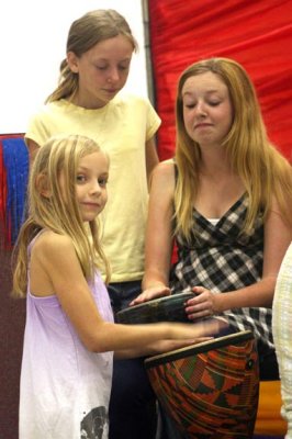 Kids' world music drumming workshop