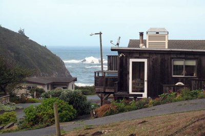 The ocean - and our Crow's Nest rental