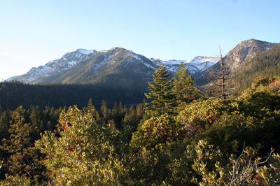 Sierra Nevada peaks, near Lake Tahoe