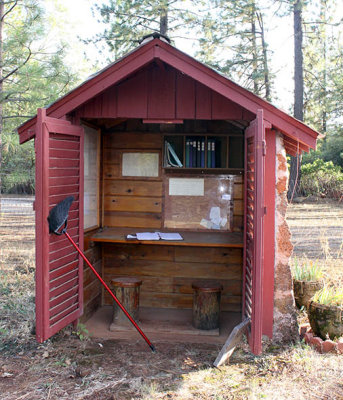 Records shed, Ogburn Inwood Cemetery