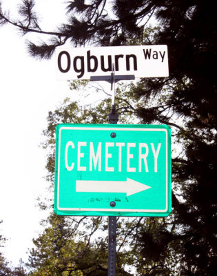 This way to cemetery