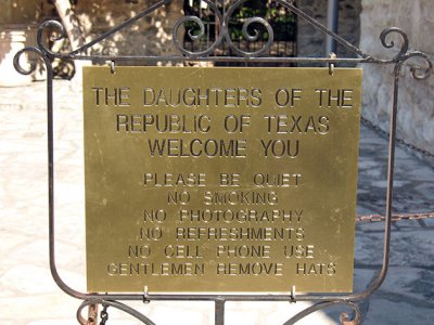 Thanks to the Daughters of the Republic of Texas