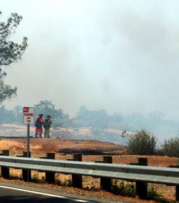 morning : Firefighters at Lookout Point