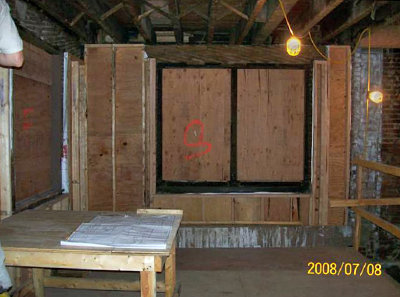 First Floor Framing and window