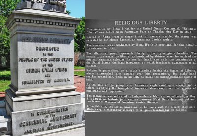 Religious Liberty - Plinth and Plaque