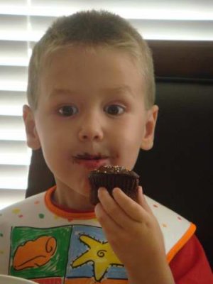 it is a good day whenever you can eat a cupcake!