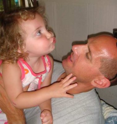 a kiss for daddy