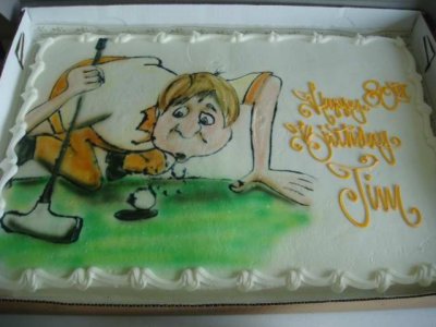 the cake