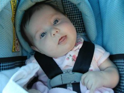 elisabeth on a stroller ride