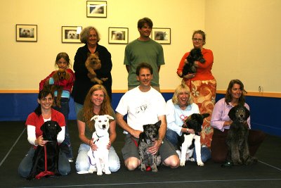 Graduation from Maggie's puppy training class