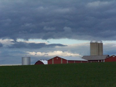 stormy evening sky