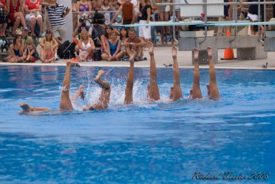 20080726 En Route vers Pékin - Equipe Olympique de nage synchronisée de Plongeon 0061.jpg