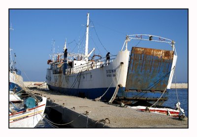Ferry - Port : Chios Greece