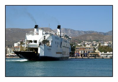 Ferry - Port : Chios Greece