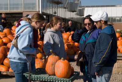 Getting Pumpkins at Trax Farms 2006