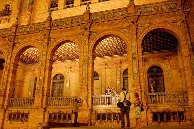 plaza espaa night shot with wedding