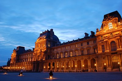 Louvre blue hour 2