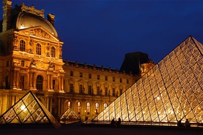 Louvre blue hour 5