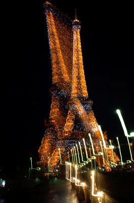 Tilting tower of Eiffel