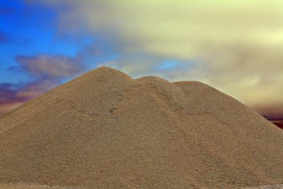 sand pile, Angel Island