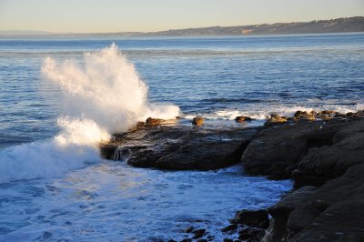 Wave action on LaJolla shore