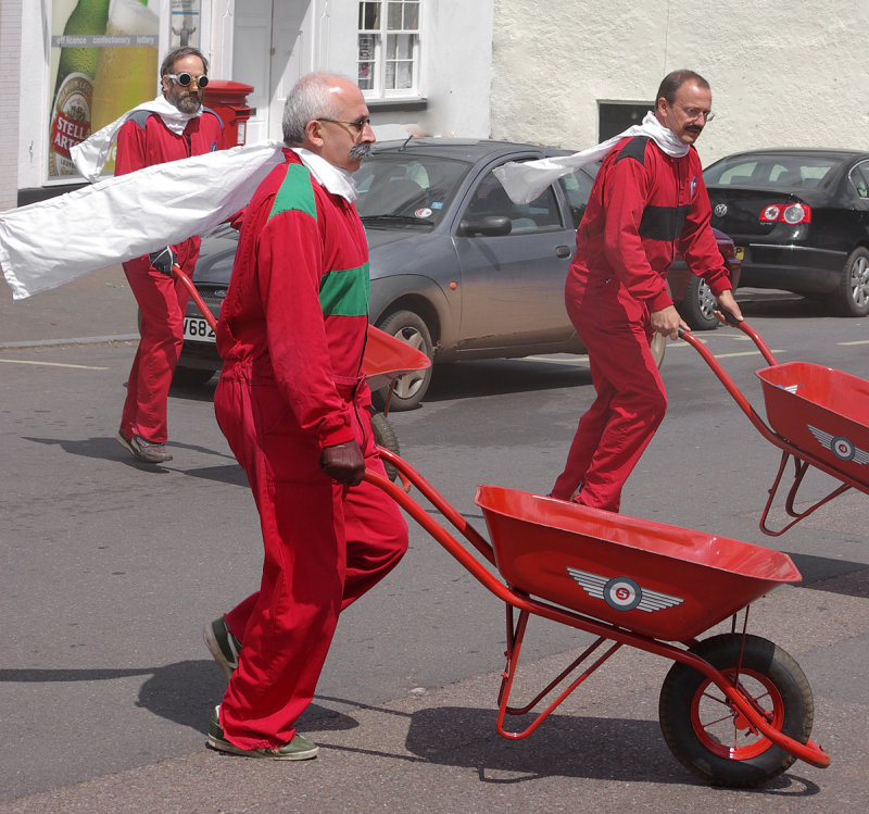 Red barrows