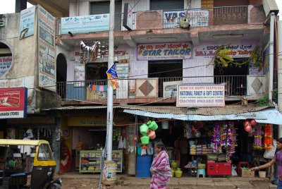 Buildings and shops