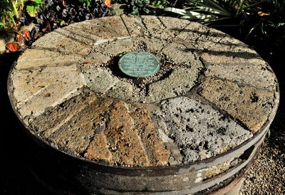 An old millstone