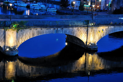 The Bridge : Blue and Gold