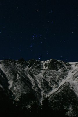 Orion over Tuckerman Ravine (a)